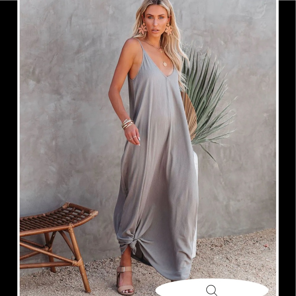 NWT Vici Olivian Pocketed Maxi Dress (M/L)